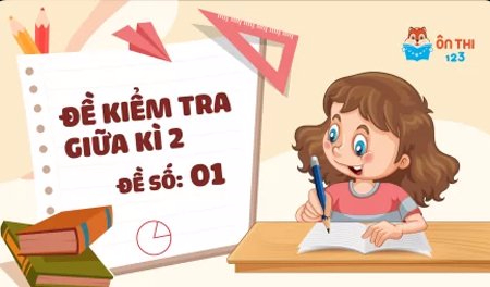 Đề kiểm tra giữa học kì II - Toán 2 chương trình KẾT NỐI TRI THỨC (Đề số 1)