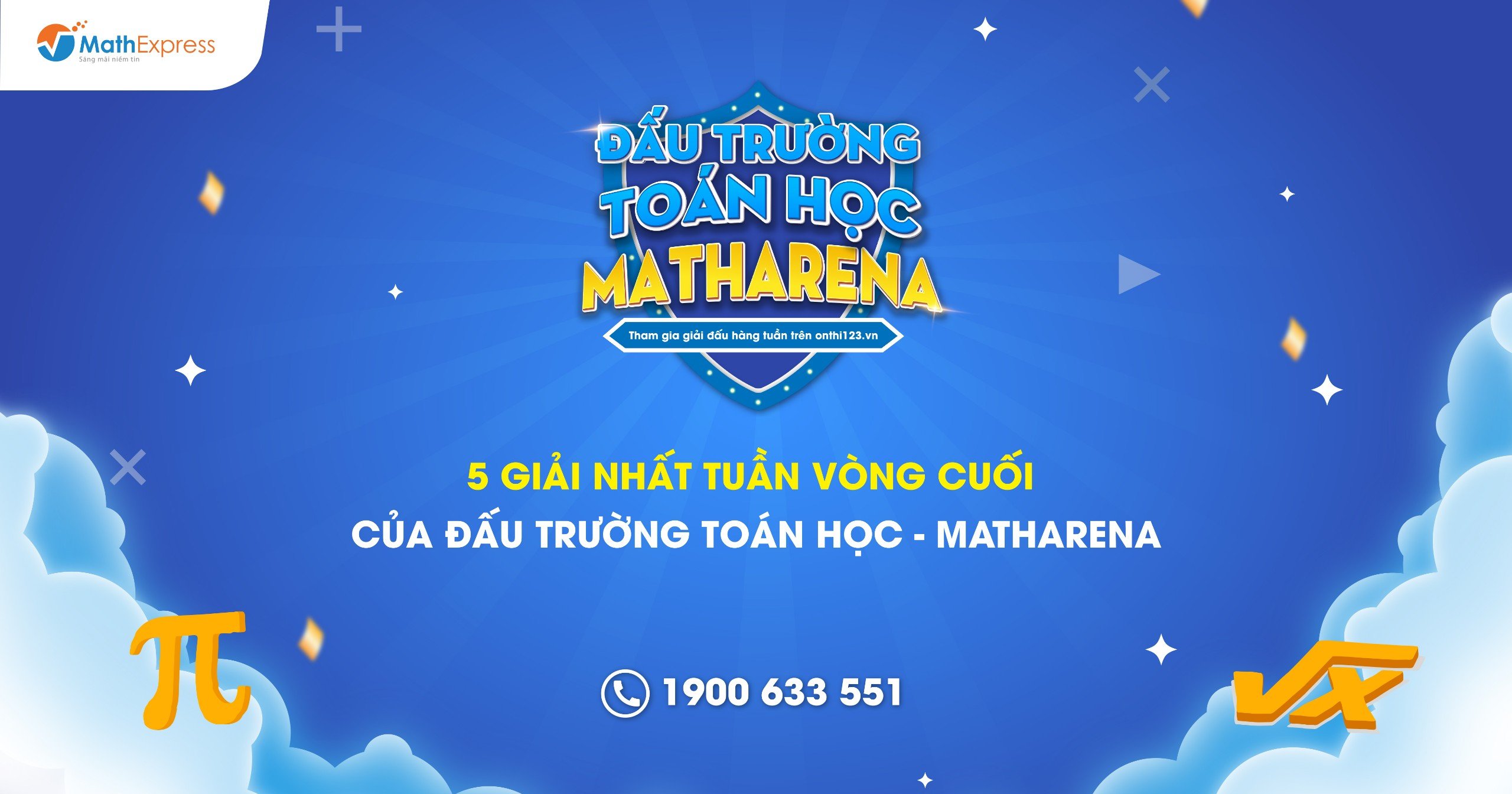 Hé lộ 5 cái tên đạt giải Nhất Tuần vòng cuối đấu trường Toán học - MathArena