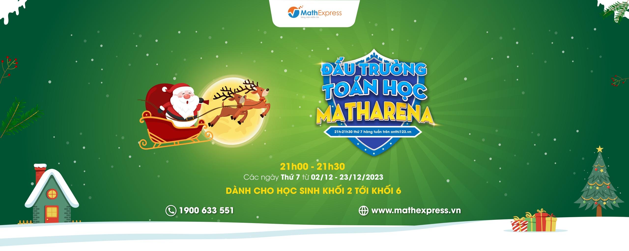 Đấu trường Toán học – MathArena sẽ quay trở lại vào tháng 12 này