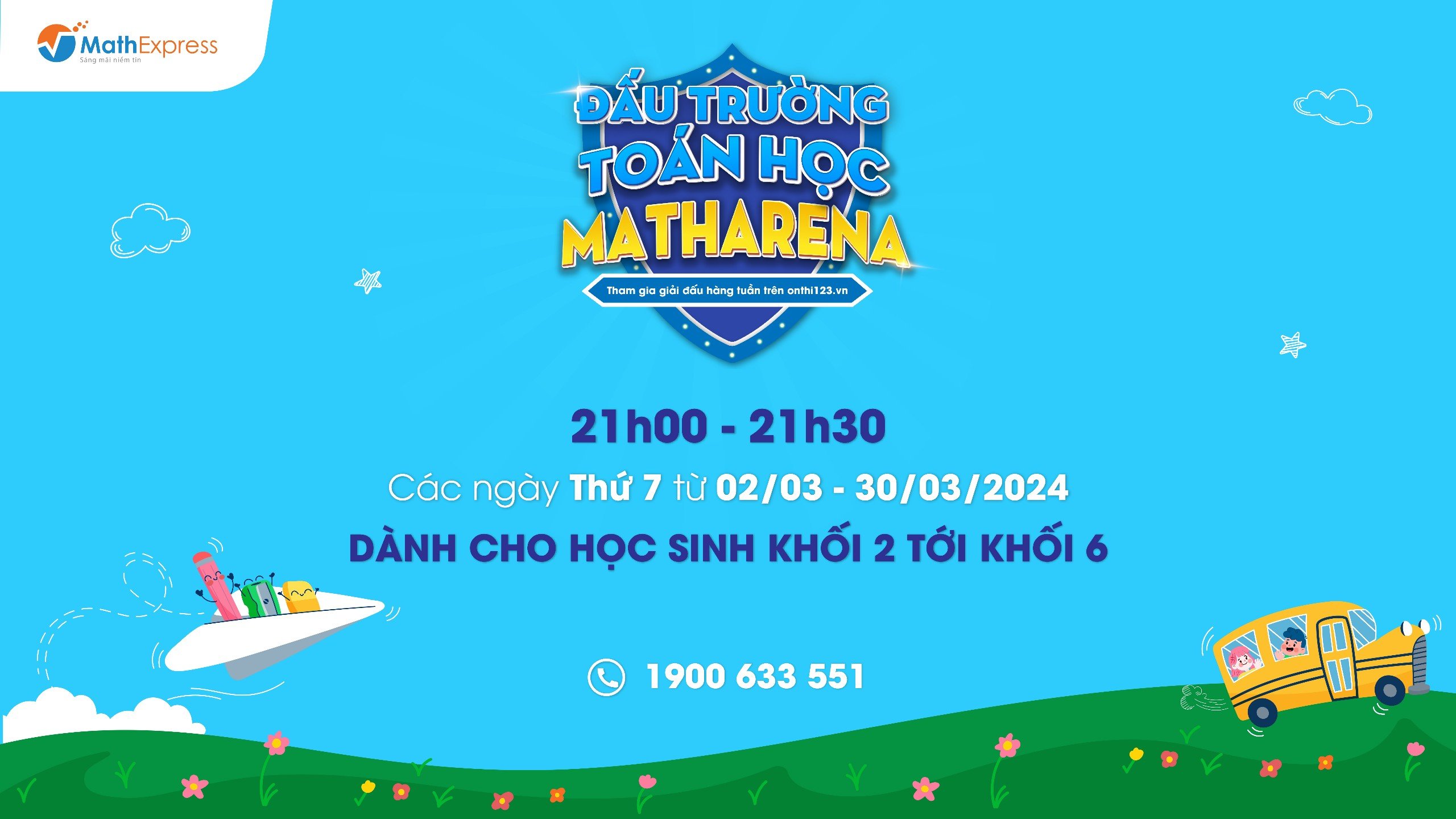 Thông tin đấu trường Toán học – MathArena kỳ thi tháng 03/2024